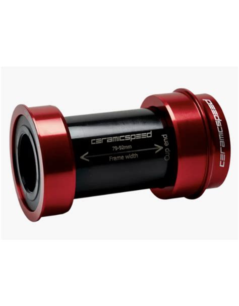 Ceramicspeed Red Bbright Bottom Bracket For Shimano Pf X Fsa Ro