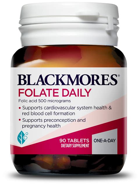 Blackmores Folate Daily 500mcg Tablets 90 Blackmores Shop By