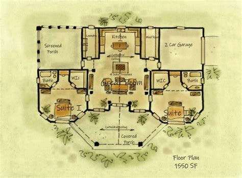 Country Style House design - Unique House Plans