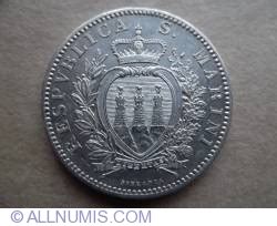 2 Lire 1906 R Republic 1901 Present San Marino Coin 17612