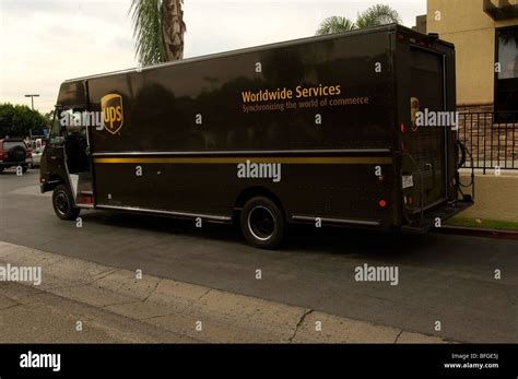 Ups Parked Truck Hi Res Stock Photography And Images Alamy