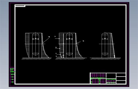 水吸收氨气填料吸收塔设计autocad 2000模型图纸下载 懒石网