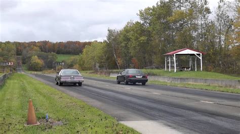 Supercharged Crown Victoria Vs Grand Marquis Drag Race Youtube