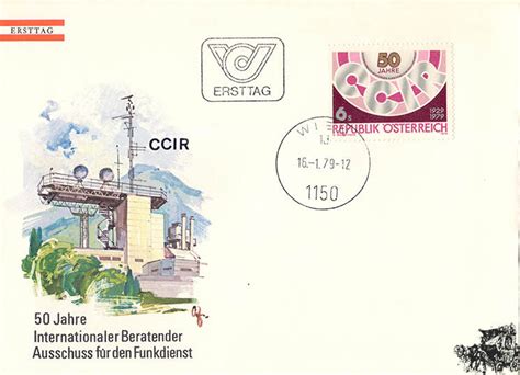 Österreich FDC 1979 6 S 50 Jahre Intern Beratender Ausschuss für