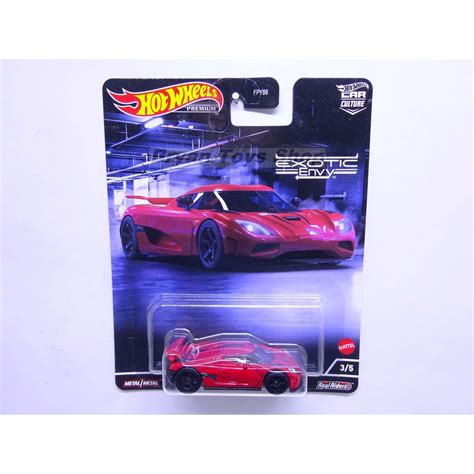 Jual Hot Wheels Premium Exotic Envy Koenigsegg Agera R Merah Shopee