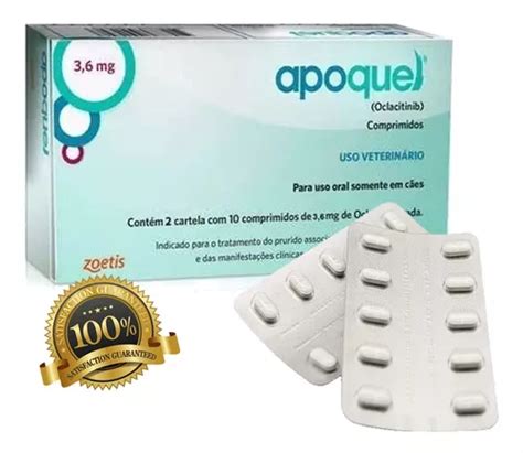 Apoquel 3 6 Mg Dermatológico Anticoceira Cartela 10 Comp Desconto no