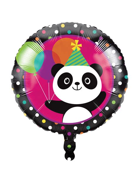 Ballon En Aluminium Panda Party Vegaooparty