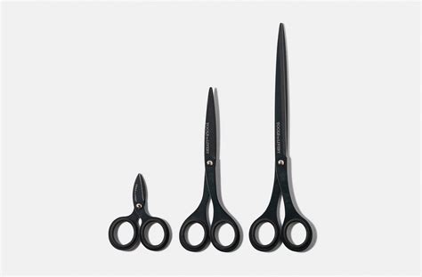 Mini Black Scissors 3 Japanese Stainless Steel Galen Leather