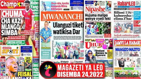 Magazeti Ya Leo Mtoto Wa Mika Adaiwa Kujinyonga Feisal Ang