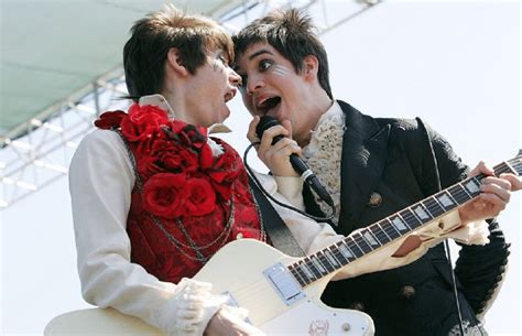 Brendon Urie And Ryan Ross Of Panic At The Disco Performing In 2006