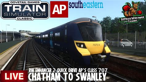 Train Simulator Classic Live Chatham To Swanley 6pm Rw Enhancer 2 Quick Drive With Ap S 707