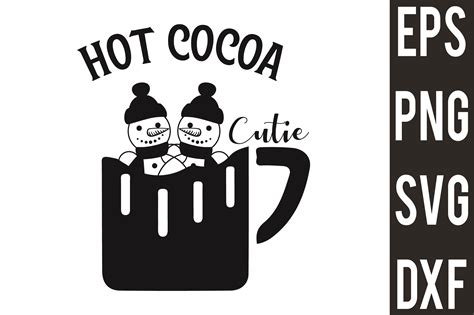 Hot Cocoa Cutie Graphic By UniqueCreative Creative Fabrica
