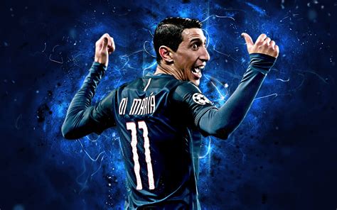 Download Paris Saint Germain Fc Argentinian Soccer Ángel Di María