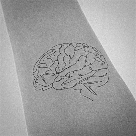 Abstract Brain No. 2 | Tattoo Permission Form - Noon Line Art