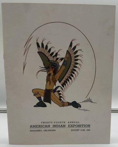 Original 1955 American Indian Exposition Program Anadarko Oklahoma Ebay