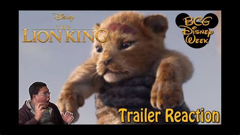 The Lion King Official Teaser Trailer Reaction Youtube