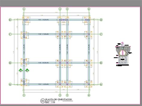 Cálculo de estructuras Dimensionado planta de cimentación y geometría