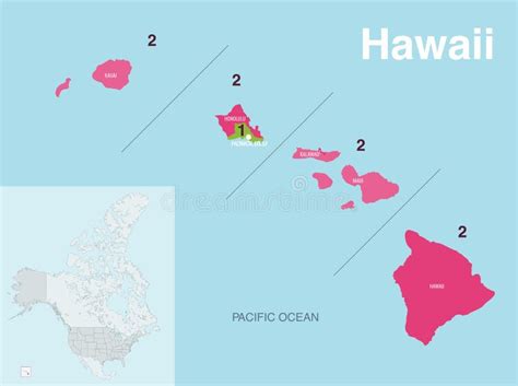 Hawaii Congressional Districts Map