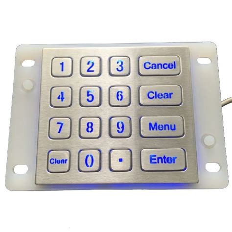 16 Key Keypad CK KE10092 BL Clickin Industrial Co Ltd Panel