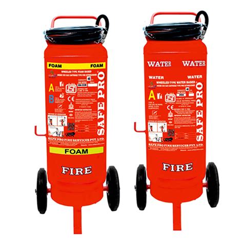 Mild Steel Foam And Water Type Wheeled Fire Extinguisher At Best Price