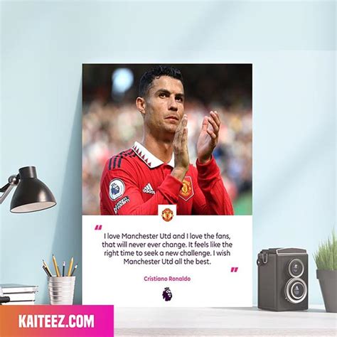 Cristiano Ronaldo Farewell Message To Man Utd Poster Kaiteez