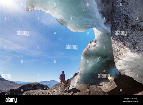 Hike in Chile Stock Photo - Alamy