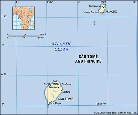 São Tomé | Island, Atlantic Ocean, Equator | Britannica