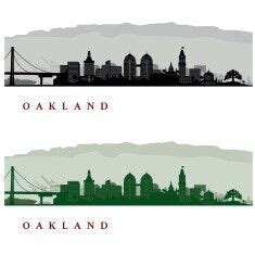 Oakland Skyline Silhouette | Skyline Tattoo