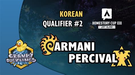 Armani Vs Percival Zvt Homestory Cup Xxi Korean Qualifier 2 Ept