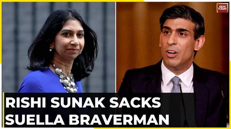 Rishi Sunak Sacks Uk Minister Suella Braverman Over Her Palestine