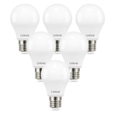 Linkind LED Light Bulbs, A19 75 Watt Eqv, Soft White, Dimmable, 13W E26 ...