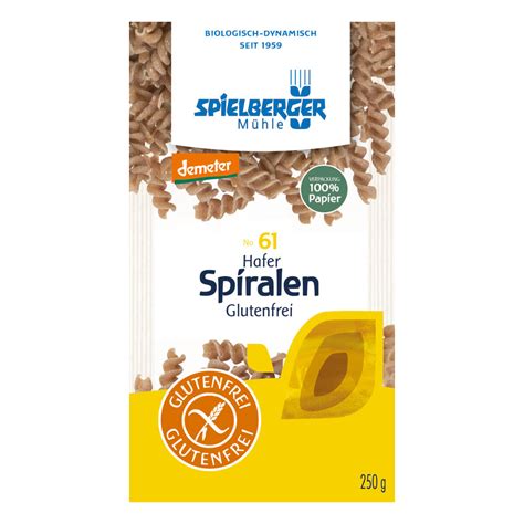 Spielberger M Hle Hafer Spiralen Glutenfrei Demeter G