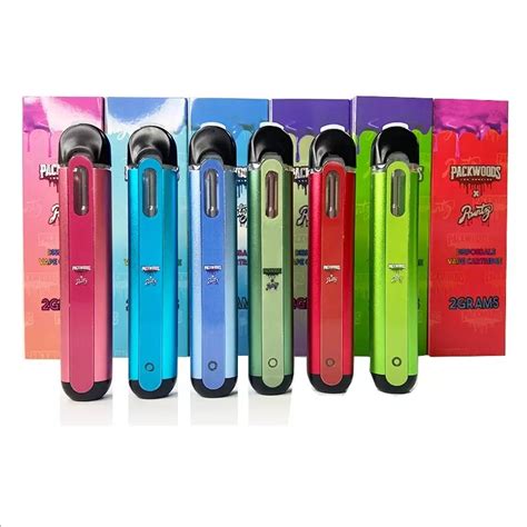 Packwoods Runtz Disposable Vape Pens Rechargeable Empty 2ml Kit With