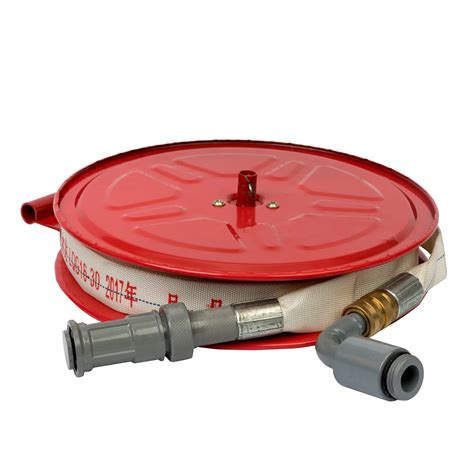 Fire Hose Reel System Hold 1 5 X100 Feet Jacket Hose Wall Mounted Fire