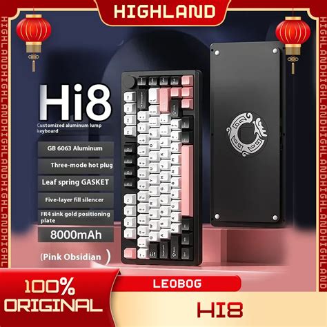 Leobog Hi8 Mechanical Keyboard 3 Mode Bluetooth Wireless Keyboard Kit