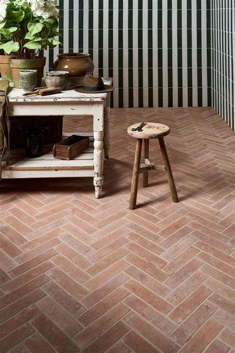 Ca Pietra Marlborough Porcelain Parquet In Tile Floor