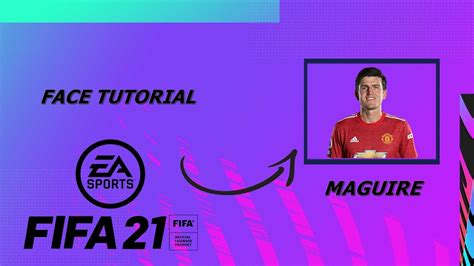 HARRY MAGUIRE FACE TUTORIAL FIFA 21 MANCHESTER UNITED PROCLUBS