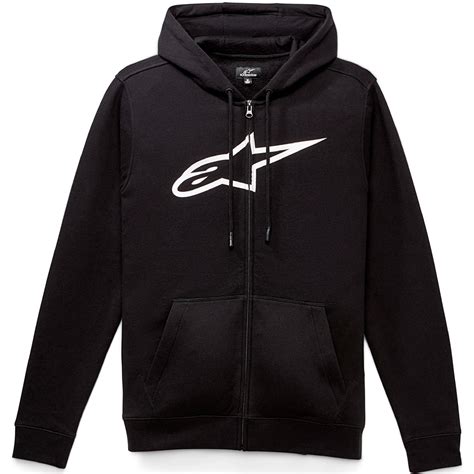 Pull zippé AGELESS II ALPINESTARS noir blanc MAXXESS FR Sweat et Vestes