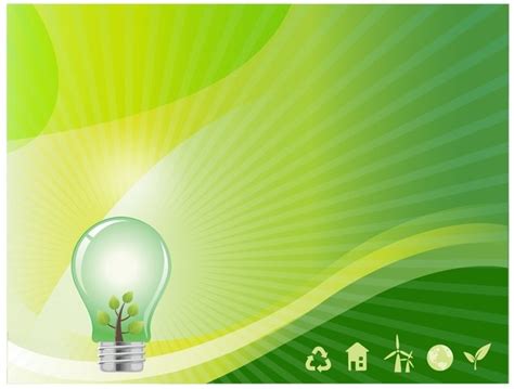 Green Electricity Background