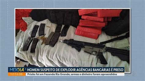 Suspeito De Participar De Explosões De Agências Bancárias Em Floraí é