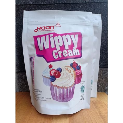 Jual Wippy Cream Haan 400 Gr Shopee Indonesia