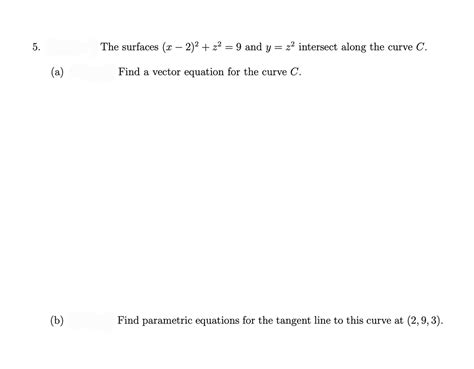 Answered 5 A B The Surfaces X 2² Z² Bartleby