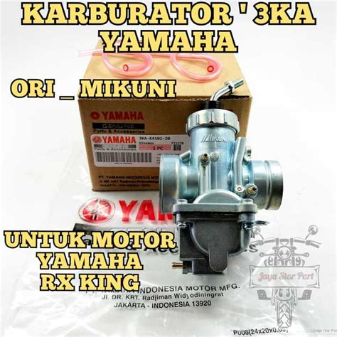 Karburator Ka Yamaha Rx King Kualitas Original Mikuni Yamaha Asli Ori