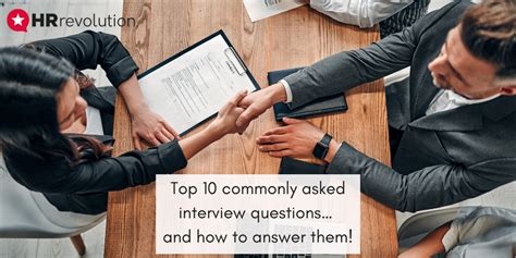 Top 10 Commonly Asked Interview Questions And How To Answer Them Blog Image Hr Revolution