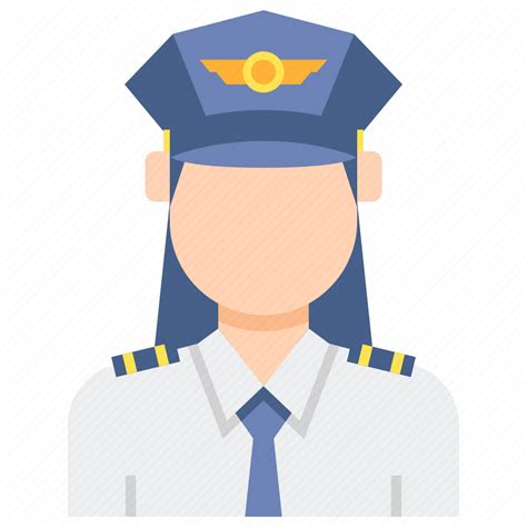 Female Pilot Woman Icon Download On Iconfinder