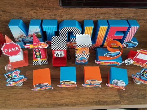 Kit De Personalziados Hot Wheels Kit Caixinhas Elo