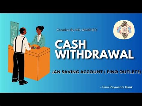 Cash Withdrawal fino payment bank Jan saving account नकद नकस फन