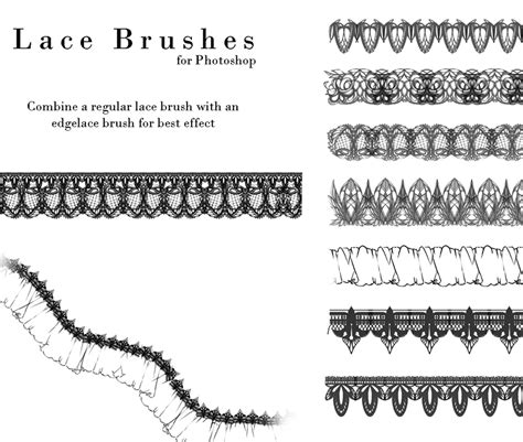 Lace Brushes By Nyanfood On DeviantArt