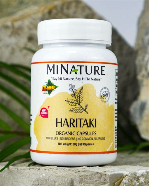 HARITAKI Organic;450mg-60 CAPS.Original Indija-Mi Nature-Kralj Tibetan ...