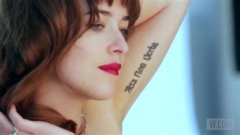 Dakota Johnson Tattoo Arm Roses